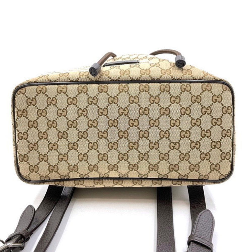 Gucci Drawstring Backpack Gg Brown - image 7